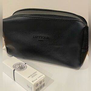 DIPTYQUE travel/ make up case and Eua De Rose parfum